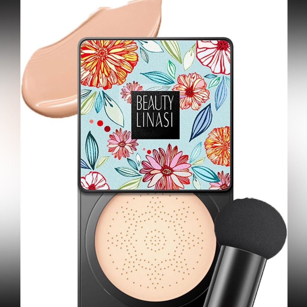 Beauty Linasi Mushroom Head Air CushionCram,  Clear Cover Beauty Cream in #01